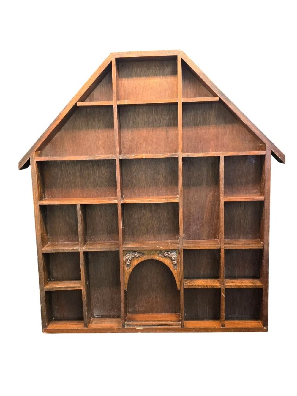 Vintage Wooden Shadow Box Trinket Knick Knack Wall Decor Display Shelf